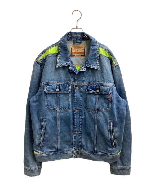 DIESEL（ディーゼル）DIESEL (ディーゼル) D-BARCY-RS-S デニムジャケット　/　A11395 ブルー サイズ:XXLの古着・服飾アイテム