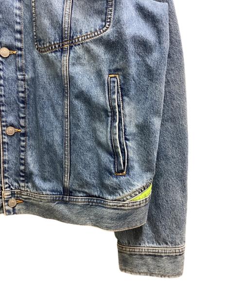 DIESEL（ディーゼル）DIESEL (ディーゼル) D-BARCY-RS-S デニムジャケット　/　A11395 ブルー サイズ:XXLの古着・服飾アイテム
