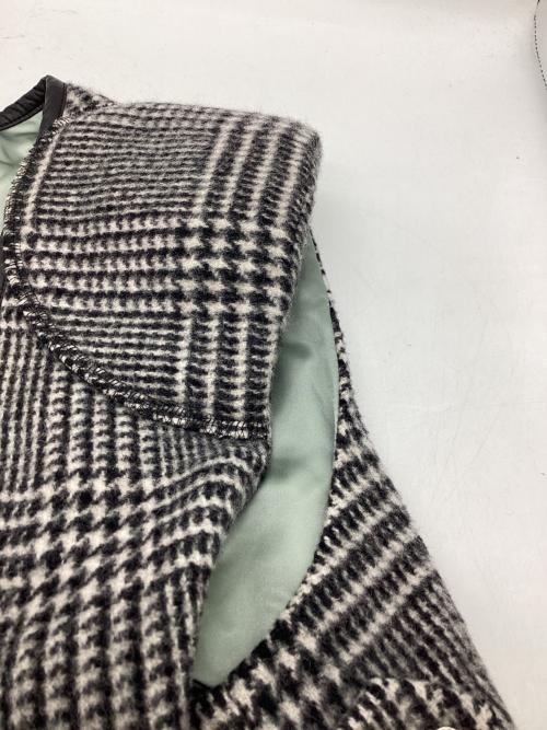 KISHIDAMIKI（キシダミキ）KISHIDAMIKI (キシダミキ) WOOL CROPPED TOP ブラック サイズ:FREEの古着・服飾アイテム