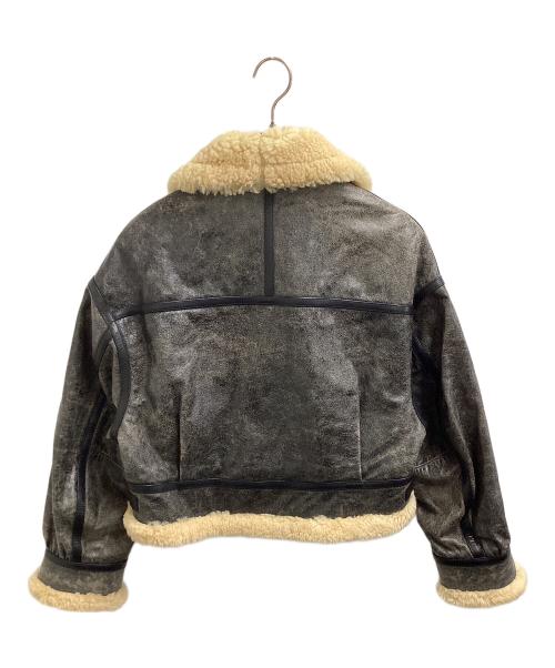 STUDIOUS（ステュディオス）STUDIOUS (ステュディオス) アンティークレザービッグブルゾン ブラック サイズ:1の古着・服飾アイテム
