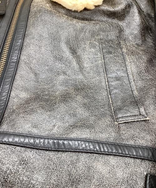 STUDIOUS（ステュディオス）STUDIOUS (ステュディオス) アンティークレザービッグブルゾン ブラック サイズ:1の古着・服飾アイテム