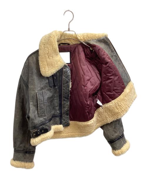 STUDIOUS（ステュディオス）STUDIOUS (ステュディオス) アンティークレザービッグブルゾン ブラック サイズ:1の古着・服飾アイテム