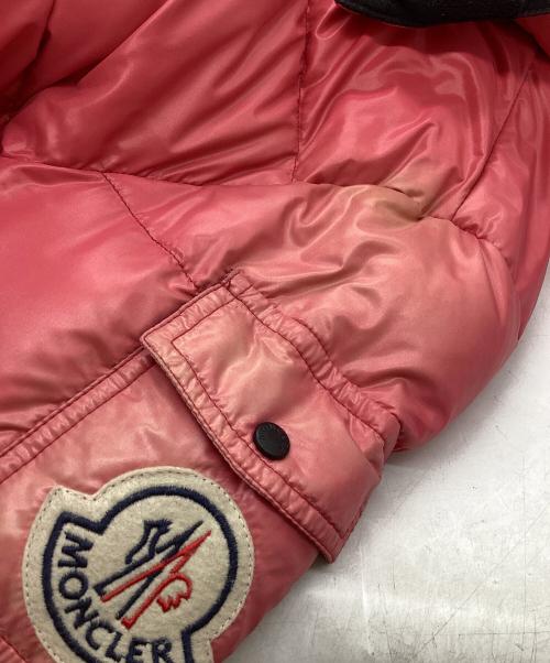 MONCLER（モンクレール）MONCLER (モンクレール) BADIA ダウンジャケット ピンクの古着・服飾アイテム