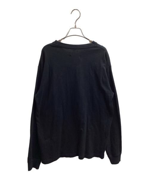 New Era（ニューエラ）New Era (ニューエラ) Yohji Yamamoto pour homme (ヨウジヤマモト プールオム) LS COTTON TEE / HR-T97-078 ブラック サイズ:XLの古着・服飾アイテム