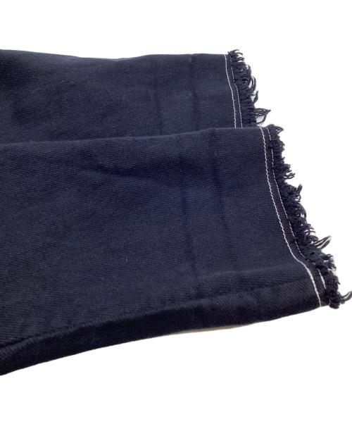 COMME des GARCONS（コムデギャルソン）COMME des GARCONS (コムデギャルソン) ステッチデザイン カットオフロングジャケット / GM-J045 / 製品染め AD2003 ネイビー サイズ:Sの古着・服飾アイテム