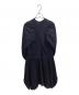 COMME des GARCONS (コムデギャルソン) ステッチデザイン カットオフロングジャケット / GM-J045 / 製品染め AD2003 ネイビー サイズ:S：12000円
