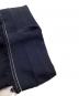 中古・古着 COMME des GARCONS (コムデギャルソン) ステッチデザイン カットオフロングジャケット / GM-J045 / 製品染め AD2003 ネイビー サイズ:S：12000円