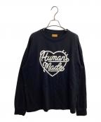HUMAN MADEヒューマンメイド）の古着「GRAPHIC L/S T-SHIRT　/　HM32CS072」｜ブラック