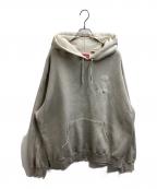 SUPREMEシュプリーム）の古着「OVERDYED S LOGO HOODED SWEATSHIRT / 23SS」｜アイボリー