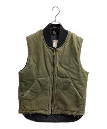 CarHartt（カーハート）の古着「ダックベスト / UQ184 / 星タグ USA製」｜オリーブ