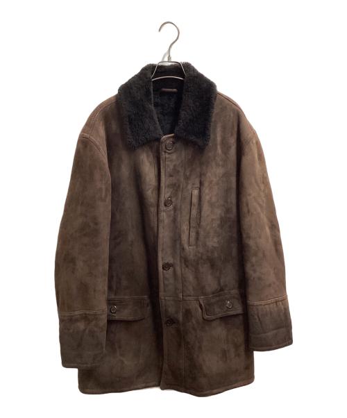 USED（ユーズド）USED (ユーズド) ムートンコート　/　東欧商会 ブラウン サイズ:Lの古着・服飾アイテム