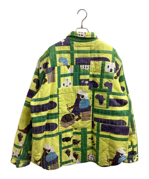 LEVI'S（リーバイス）LEVI'S (リーバイス) Denim Tears (デニムティアーズ) Western Quilted Printed Utility Jacket / A2322-0000 イエロー サイズ:XLの古着・服飾アイテム