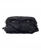 PORTERポーター）の古着「TANKER  WAIST BAG」｜ブラック