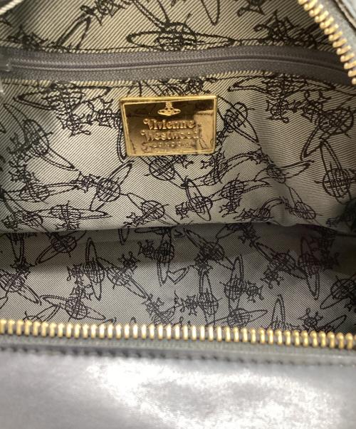 Vivienne Westwood（ヴィヴィアンウエストウッド）Vivienne Westwood (ヴィヴィアンウエストウッド) 総柄 Yasmine ハンドバッグ / ヤスミン ハンドバッグ パープルの古着・服飾アイテム