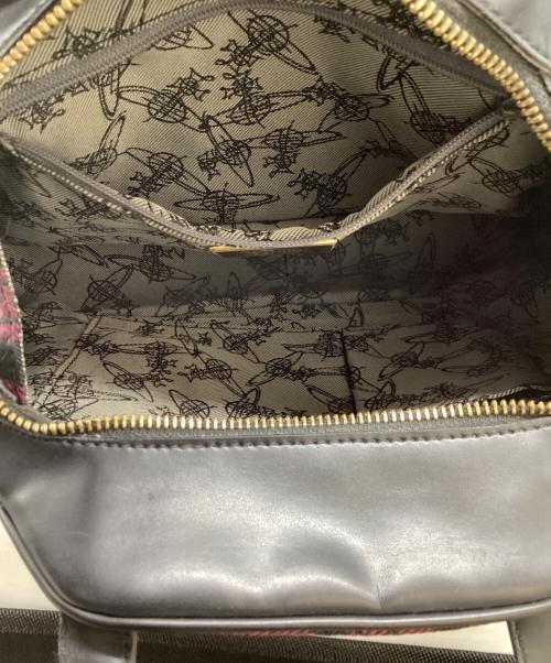 Vivienne Westwood（ヴィヴィアンウエストウッド）Vivienne Westwood (ヴィヴィアンウエストウッド) 総柄 Yasmine ハンドバッグ / ヤスミン ハンドバッグ パープルの古着・服飾アイテム