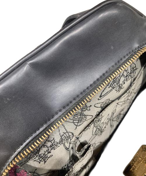 Vivienne Westwood（ヴィヴィアンウエストウッド）Vivienne Westwood (ヴィヴィアンウエストウッド) 総柄 Yasmine ハンドバッグ / ヤスミン ハンドバッグ パープルの古着・服飾アイテム