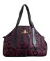 Vivienne Westwood（ヴィヴィアンウエストウッド）の古着「総柄 Yasmine ハンドバッグ / ヤスミン ハンドバッグ」｜パープル