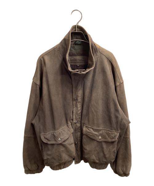 Timberland（ティンバーランド）Timberland (ティンバーランド) レザージャケット ブラウン サイズ:Lの古着・服飾アイテム