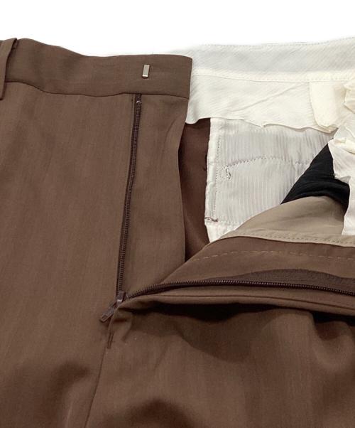 WACKO MARIA（ワコマリア）WACKO MARIA (ワコマリア) PLEATED TROUSERS (TYPE-1) ブラウン サイズ:Mの古着・服飾アイテム