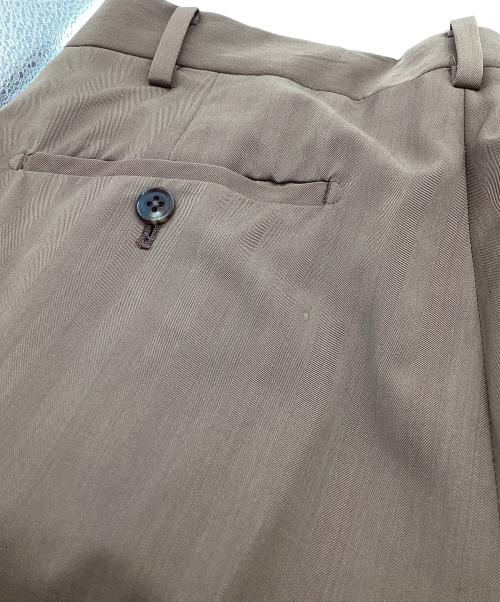 WACKO MARIA（ワコマリア）WACKO MARIA (ワコマリア) PLEATED TROUSERS (TYPE-1) ブラウン サイズ:Mの古着・服飾アイテム
