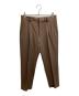 WACKO MARIA（ワコマリア）の古着「PLEATED TROUSERS (TYPE-1)」｜ブラウン
