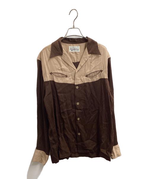 WACKO MARIA（ワコマリア）WACKO MARIA (ワコマリア) WESTERN SHIRT ブラウン サイズ:Mの古着・服飾アイテム