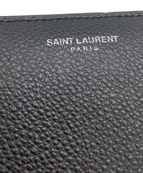 Saint Laurent Paris（サンローランパリ）Saint Laurent Paris (サンローランパリ) コンパクトウォレット / GUE414661・1117 ブラックの古着・服飾アイテム