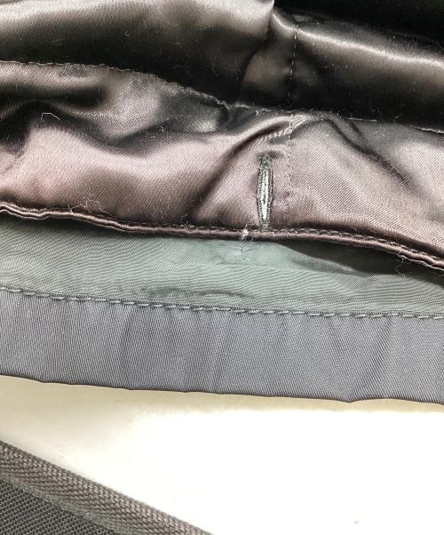 PRADA（プラダ）PRADA (プラダ) ナイロン×レザーベルトコート ブラック サイズ:Mの古着・服飾アイテム