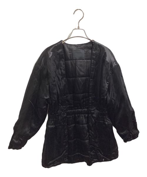 PRADA（プラダ）PRADA (プラダ) ナイロン×レザーベルトコート ブラック サイズ:Mの古着・服飾アイテム