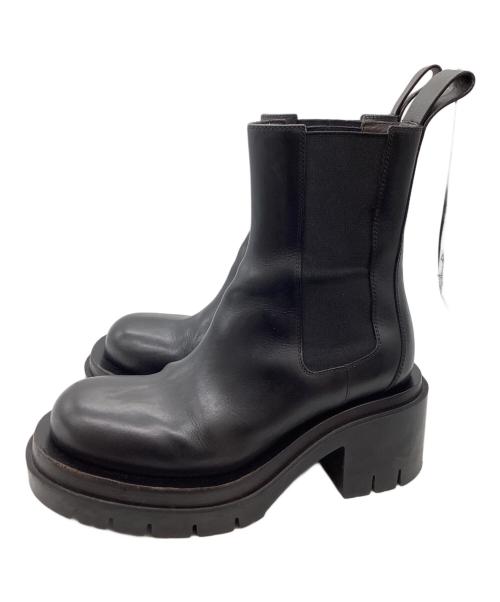 BOTTEGA VENETA（ボッテガベネタ）BOTTEGA VENETA (ボッテガベネタ) LUG ANKLE BOOT ブラック サイズ:37の古着・服飾アイテム