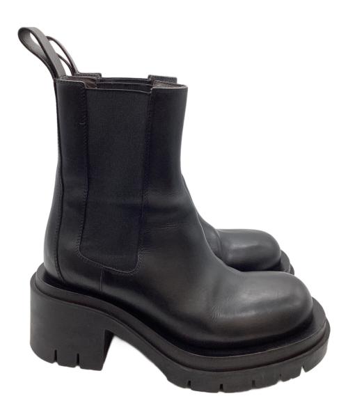 BOTTEGA VENETA（ボッテガベネタ）BOTTEGA VENETA (ボッテガベネタ) LUG ANKLE BOOT ブラック サイズ:37の古着・服飾アイテム