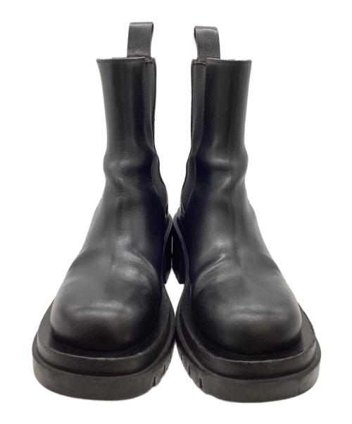 BOTTEGA VENETA（ボッテガベネタ）BOTTEGA VENETA (ボッテガベネタ) LUG ANKLE BOOT ブラック サイズ:37の古着・服飾アイテム