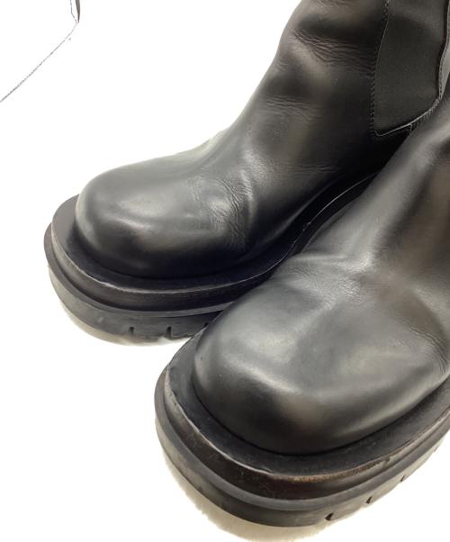 BOTTEGA VENETA（ボッテガベネタ）BOTTEGA VENETA (ボッテガベネタ) LUG ANKLE BOOT ブラック サイズ:37の古着・服飾アイテム