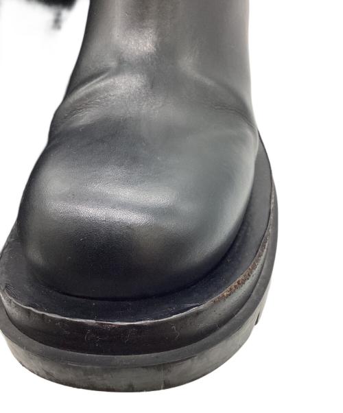 BOTTEGA VENETA（ボッテガベネタ）BOTTEGA VENETA (ボッテガベネタ) LUG ANKLE BOOT ブラック サイズ:37の古着・服飾アイテム