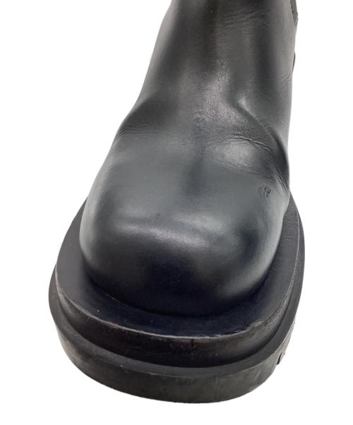 BOTTEGA VENETA（ボッテガベネタ）BOTTEGA VENETA (ボッテガベネタ) LUG ANKLE BOOT ブラック サイズ:37の古着・服飾アイテム