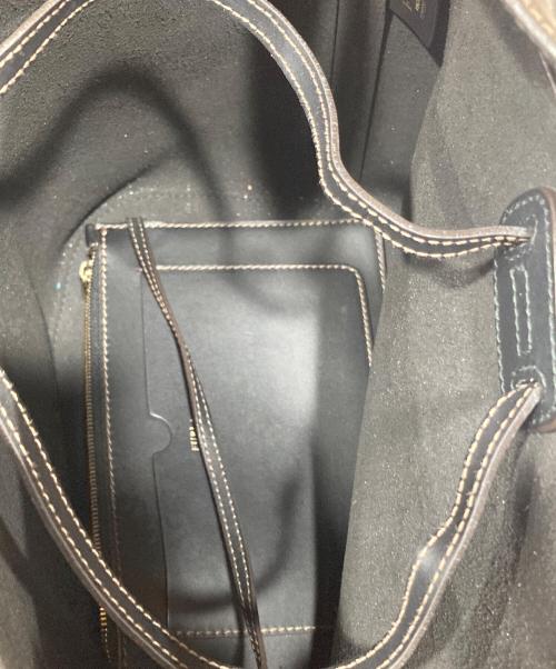 FURLA（フルラ）FURLA (フルラ) Vittoria Medium Drawstring Bag ブラックの古着・服飾アイテム