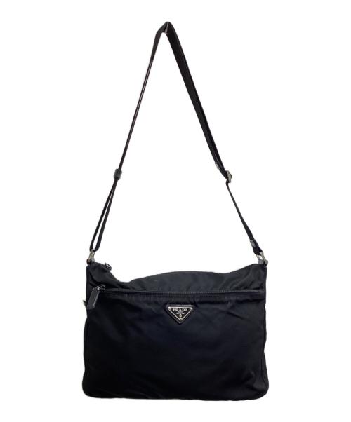 PRADA（プラダ）PRADA (プラダ) ナイロンショルダーバッグ　/　BT0421 ブラックの古着・服飾アイテム