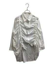 ERIKO YAMAGUCHI（エリコ ヤマグチ）の古着「Rhythm Shirt 150tw Khadi　/　MK17980-NWHNO」｜ホワイト
