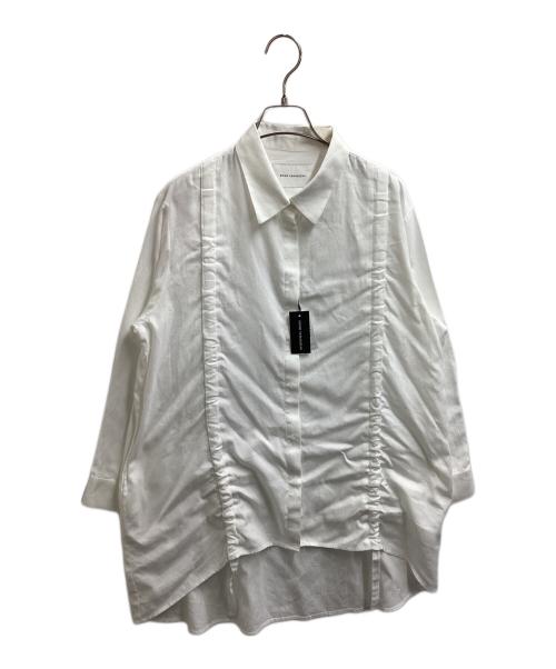 ERIKO YAMAGUCHI（エリコ ヤマグチ）ERIKO YAMAGUCHI (エリコ ヤマグチ) Rhythm Shirt 150tw Khadi　/　MK17980-NWHNO ホワイト サイズ:Mの古着・服飾アイテム