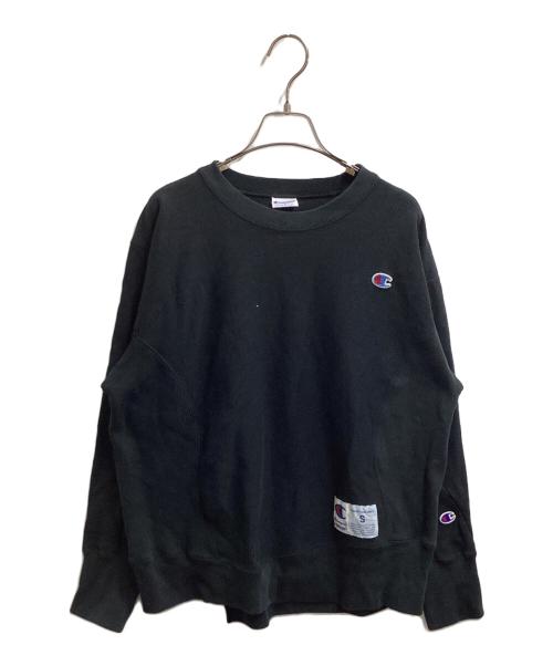 Champion REVERSE WEAVE（チャンピオン リバース ウィーブ）Champion REVERSE WEAVE (チャンピオン リバース ウィーブ) UNDERCOVER (アンダーカバー) 26SS クルーネックスウェットシャツ　/　C8-D017 ブラック サイズ:Sの古着・服飾アイテム