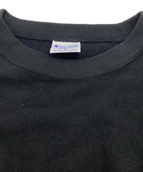 Champion REVERSE WEAVE（チャンピオン リバース ウィーブ）Champion REVERSE WEAVE (チャンピオン リバース ウィーブ) UNDERCOVER (アンダーカバー) 26SS クルーネックスウェットシャツ　/　C8-D017 ブラック サイズ:Sの古着・服飾アイテム