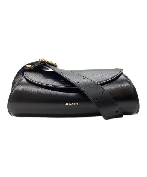 JIL SANDER（ジルサンダー）JIL SANDER (ジルサンダー) CANNOLO レザークロスボディ―バック / J08WD0008 ブラックの古着・服飾アイテム