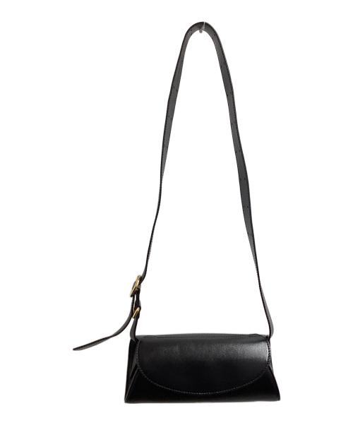 JIL SANDER（ジルサンダー）JIL SANDER (ジルサンダー) CANNOLO レザークロスボディ―バック / J08WD0008 ブラックの古着・服飾アイテム