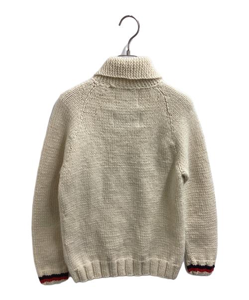 Hysteric Glamour（ヒステリックグラマー）Hysteric Glamour (ヒステリックグラマー) CANADIAN SWEATER (カナディアンセーター) ROLLING STONES (ローリングストーンズ) カウチンニットカーディガン アイボリー サイズ:Sの古着・服飾アイテム