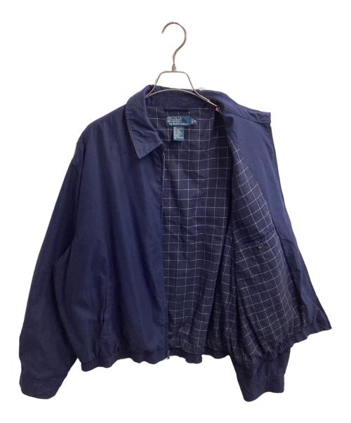POLO RALPH LAUREN（ポロ・ラルフローレン）POLO RALPH LAUREN (ポロ・ラルフローレン) ピーチスキンスイングトップ ネイビー サイズ:XLの古着・服飾アイテム