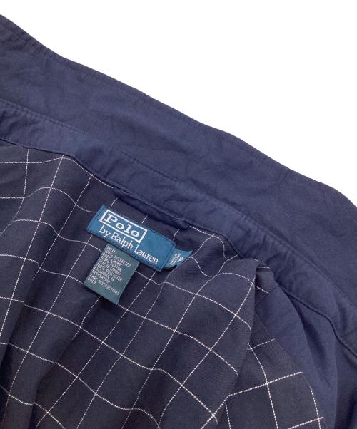 POLO RALPH LAUREN（ポロ・ラルフローレン）POLO RALPH LAUREN (ポロ・ラルフローレン) ピーチスキンスイングトップ ネイビー サイズ:XLの古着・服飾アイテム