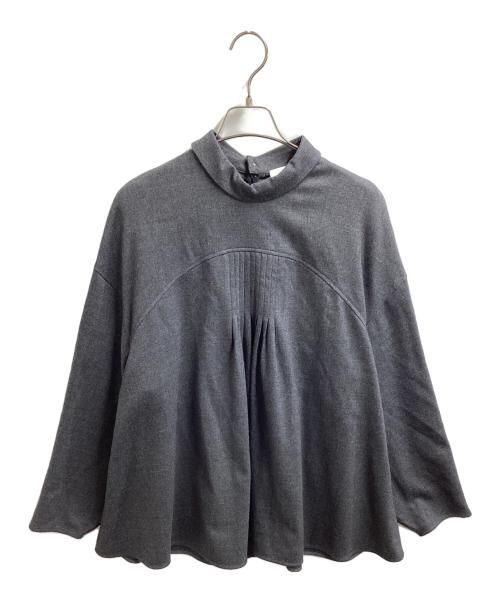 ENFOLD（エンフォルド）ENFOLD (エンフォルド) BACK-TIE PULLOVER / バックタイプルオーバー / 300GA730-1360 グレー サイズ:38の古着・服飾アイテム