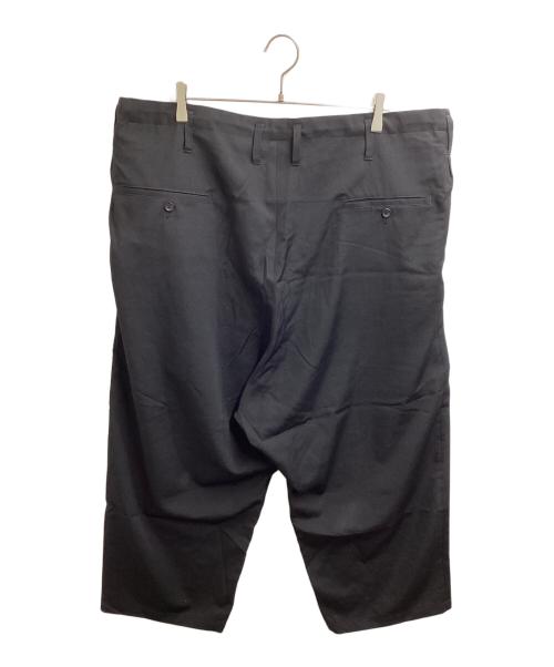 Yohji Yamamoto pour homme（ヨウジヤマモト プールオム）Yohji Yamamoto pour homme (ヨウジヤマモト プールオム) 24AW WOOL GABARDINE SIDE TUCK PANTS ブラック サイズ:3の古着・服飾アイテム