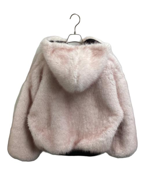 MITSUKI（ミツキ）MITSUKI (ミツキ) REVERSIBLE FUR BLOUSON / リバーシブルファーブルゾン ブラック サイズ:FREEの古着・服飾アイテム
