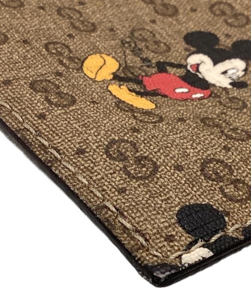 GUCCI（グッチ）GUCCI (グッチ) Disney (ディズニー) ミッキープリントトートバッグ / 547947 / GGスプリーム ベージュの古着・服飾アイテム